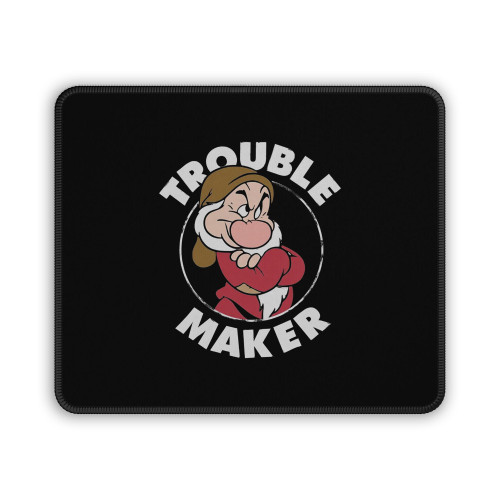 Grumpy Dwarf Snow White Mouse Pad