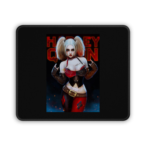 Harley Quinn Cartoon Anime Girl Mouse Pad