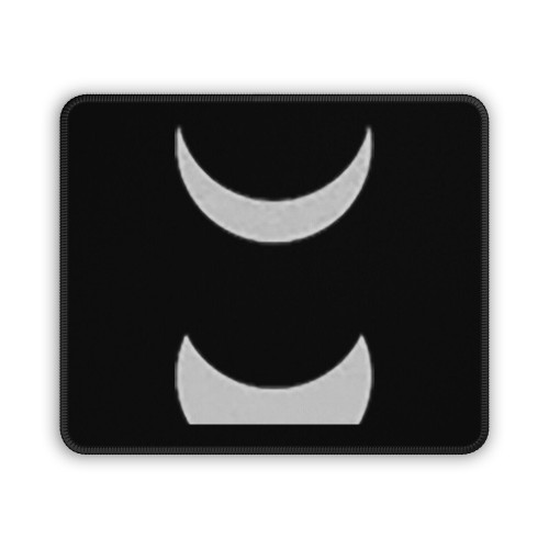 Vertical Moon Phases Mouse Pad