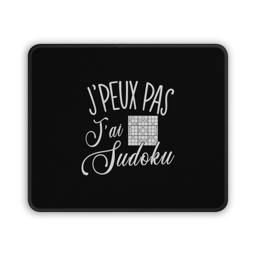I Can Not I Sudoku Mouse Pad