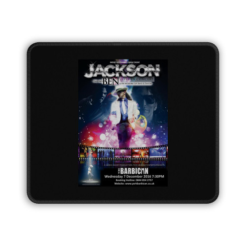 Jackson Live In Concert Poster Mouse Pad