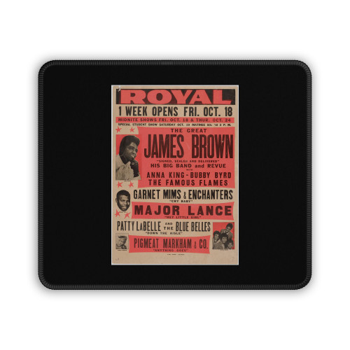 James Brown 1963 Boxing Style Concert Mouse Pad