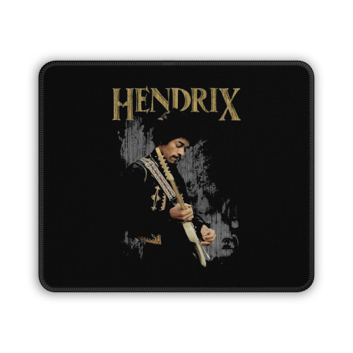 Jimi Hendrix Black Mouse Pad