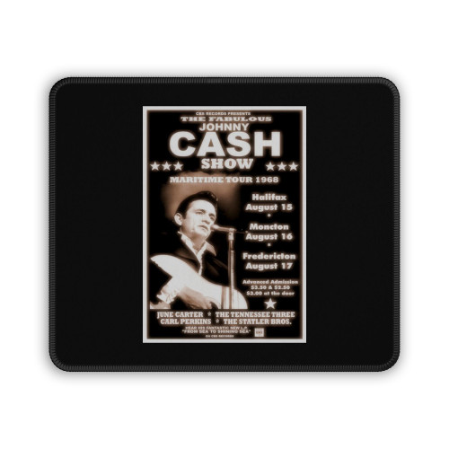 Johnny Cash 1968 Box Office Concert Canada Toronto Mouse Pad