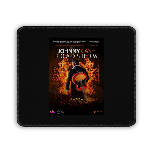 Johnny Cash Roadshow Through The Years Tour Mouse Pad