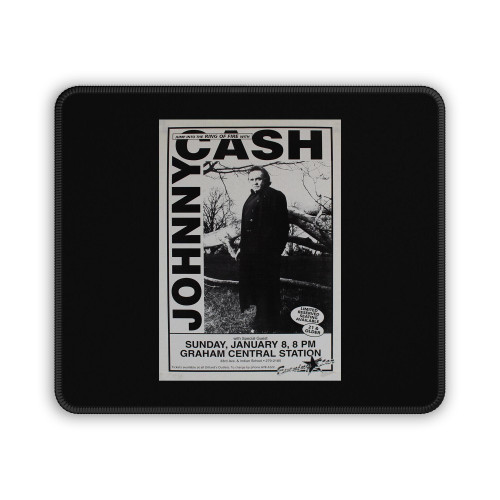 Johnny Cash Vintage January Concert Mouse Pad