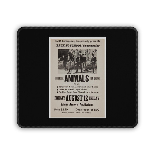 The Animals Concert Vintage Old On Metal Tin Sign Or Mouse Pad