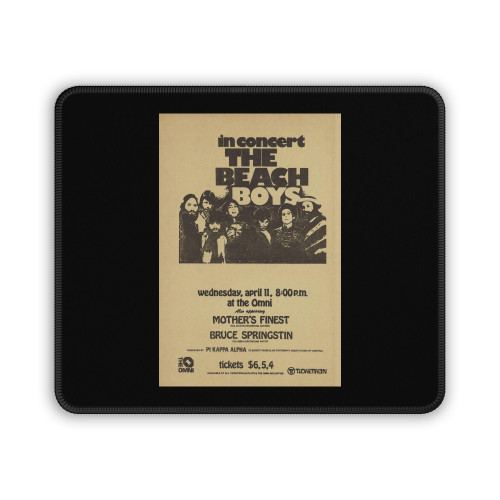 The Beach Boys And Bruce Springsteen 1973 Mouse Pad