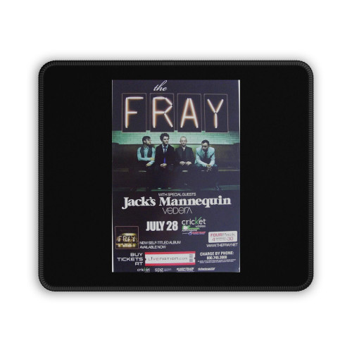 The Fray Jacks Mannequin 2009 San Diego Concert Tour Mouse Pad The Fray Jacks Mannequin 2009 San Diego Concert Tour Mouse Pad