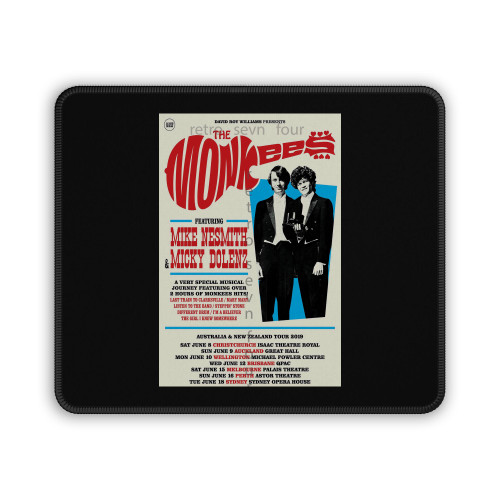 The Monkees Auckland New Zealand Vintage Concert Mouse Pad