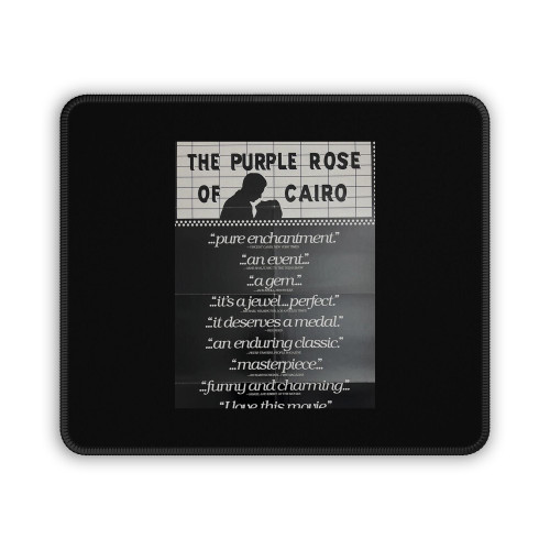 The Purple Rose Of Cairo - 1985 One Sheet Movie Poster Mouse Pad The Purple Rose Of Cairo - 1985 One Sheet Movie Poster Mouse Pad