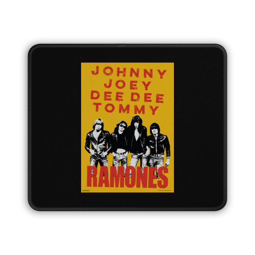 The Ramones Johnny Joey Dee Dee Tommy Retro Vintage Classic Punk Rock Music Mouse Pad