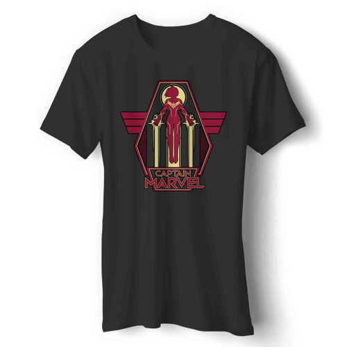 Captain Marvel Flying Warrior Man's T-Shirt