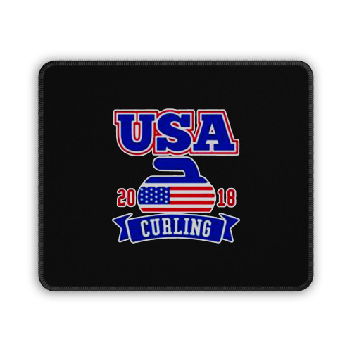 John Shuster Usa Olympics Curling Mouse Pad