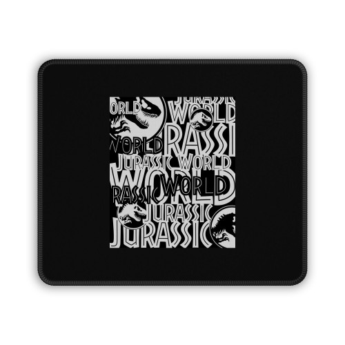 Jurassic World Typography Mouse Pad