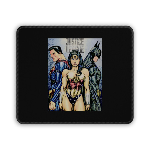 Justice League Superman Wonder Woman Batman Mouse Pad
