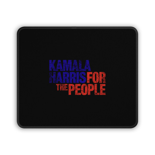 Kamala Harris For The People Grunge Mouse Pad