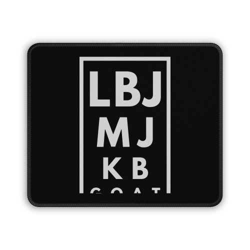 Kb Mj Lbj Basketball Goat Mouse Pad