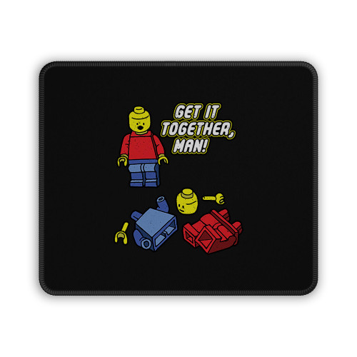 Lego Brick Get It Together Mouse Pad