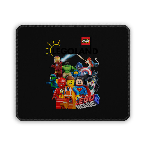 Legoland Lego Avengers Dc Superhero Movie Second Mouse Pad