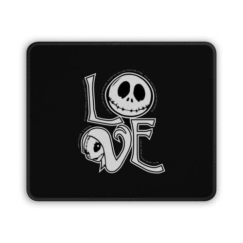 Love Jack And Sally Mouse Pad