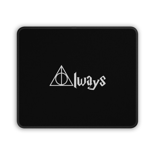 Always Deathly Hallows Harry Potter Mouse Pad