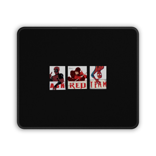 Ask Red Team Of Marvel Mouse Pad