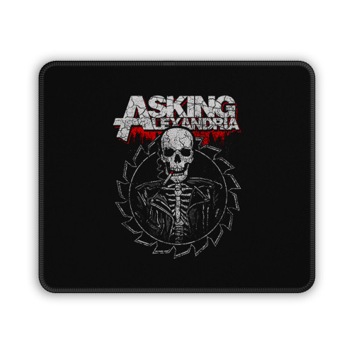 Asking Alexandria Skeleton Saw Mouse Pad