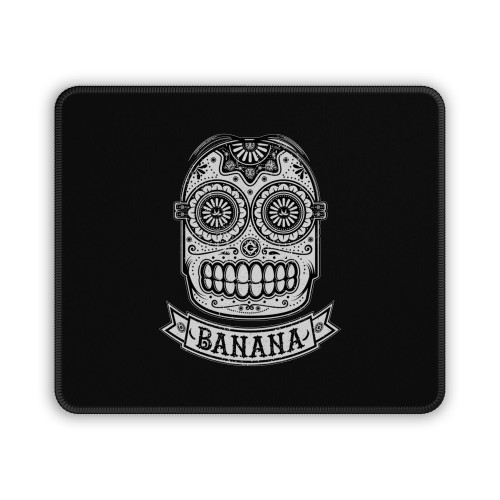 Banana Skull Minion Mouse Pad