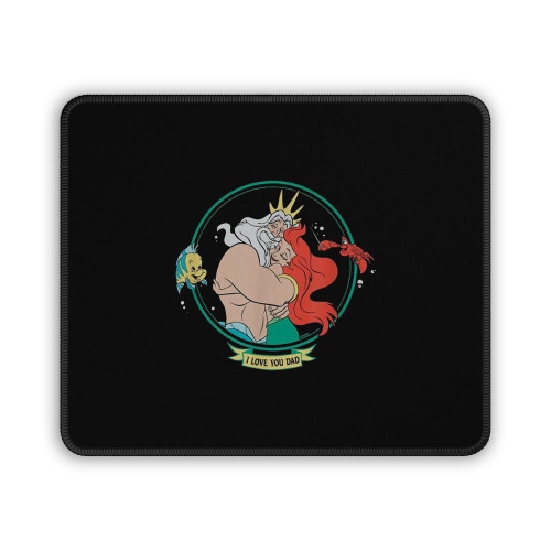 King Triton & Ariel The Little Mermaid Mouse Pad