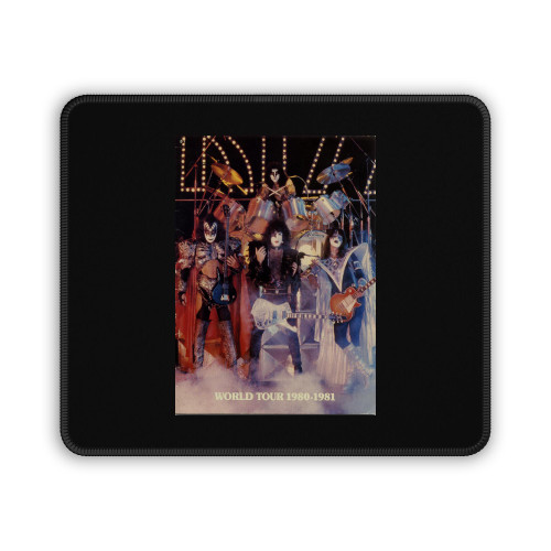 Kiss 19801981 World Tour Concert Programme Program Mouse Pad