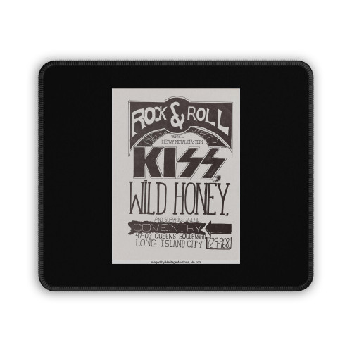 Kiss Very Early Prefirstalbum Concert Mouse Pad