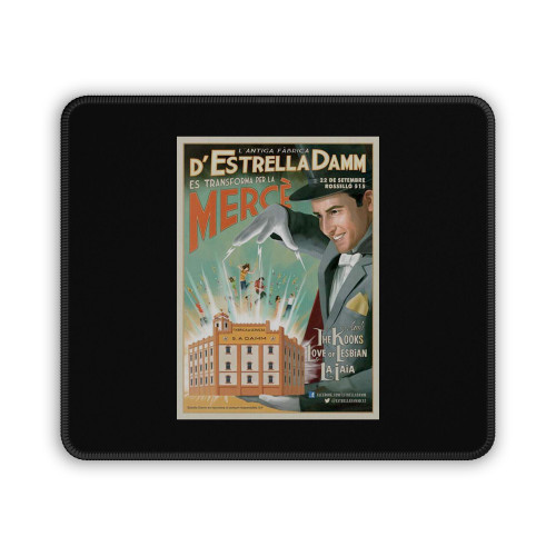 L' Antiga Fabrica D' Estrella Damm Organized By Barcelona Accio Musical Mouse Pad