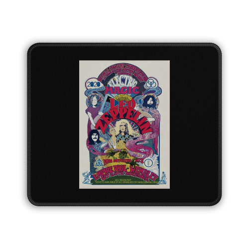 Led Zeppelin Live At Wembley Concert Poster Mouse Pad