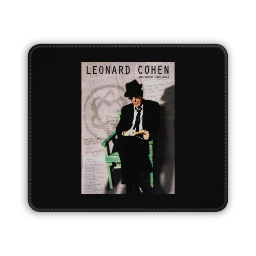 Leonard Cohen 2013 Old Ideas Tour Concert Program Book Mouse Pad