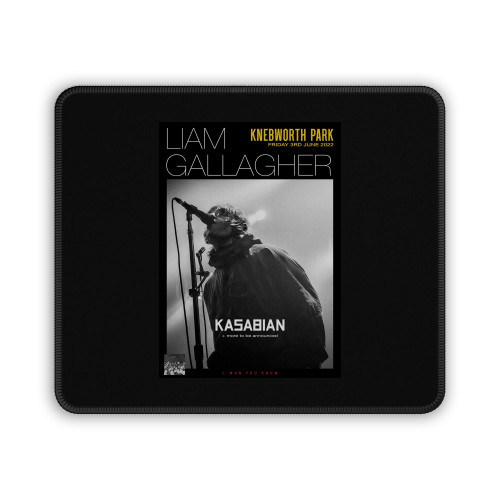 Liam Gallagher Knebworth Park Friday 2022 Tour Mouse Pad