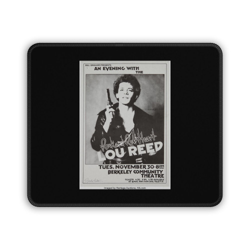 Lou Reed Berkeley Community Theatre Concert Poster Mouse Pad