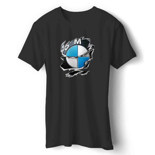Bmw Torn 2 Ripped Logo Car Langarm Man's T-Shirt Bmw Torn 2 Ripped Logo Car Langarm Man's T-Shirt