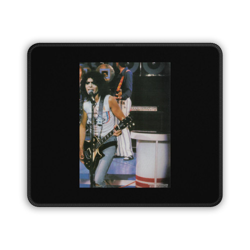 Marc Bolan T Rex And Gibson Guitar Magazine Photo Mouse Pad