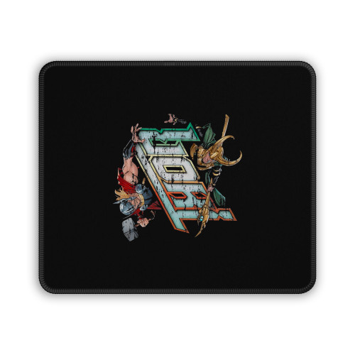 Marvel Thor Vs Loki Comic Book Mouse Pad
