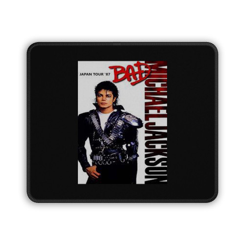 Michael Jackson 1987 Bad Tour Yokohama Concert 1987 Posters Mouse Pad