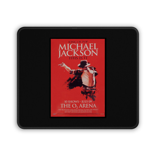 Michael Jackson Original Poster Promoting The This Is It Tour Mouse Pad