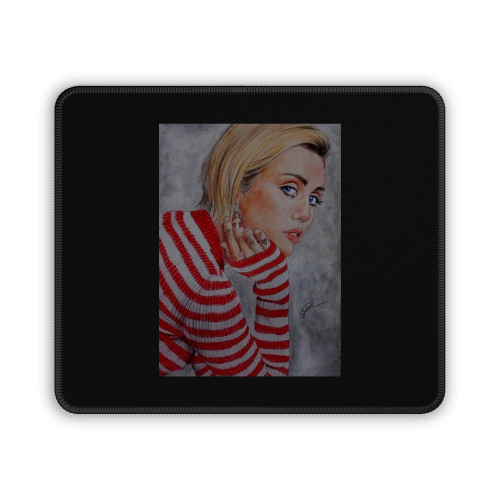 Miley Cyrus Fanart Mouse Pad