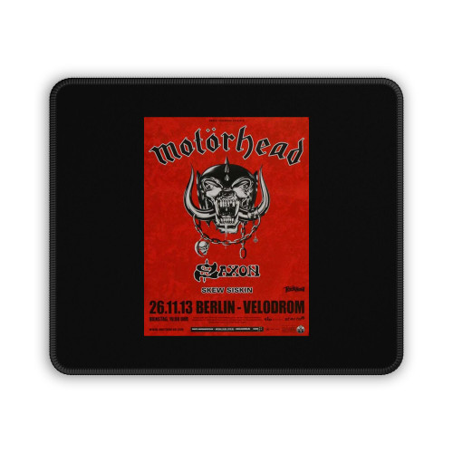 Motorhead Lemmy Kilmister End Of Time 2013 Concert Poster Mouse Pad