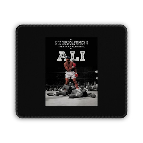 Muhammad Ali Cassius Clay The Greatest Quote Mouse Pad