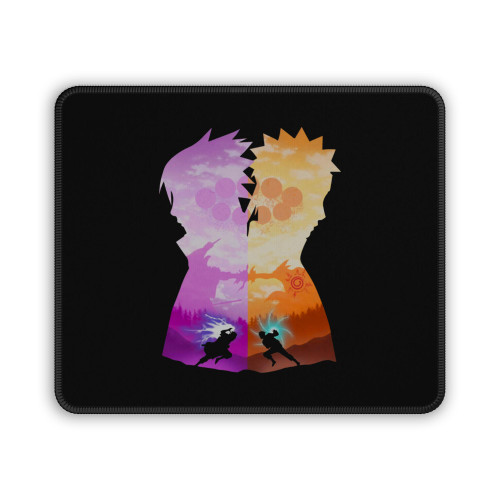 Naruto And Sasuke Anime Mouse Pad