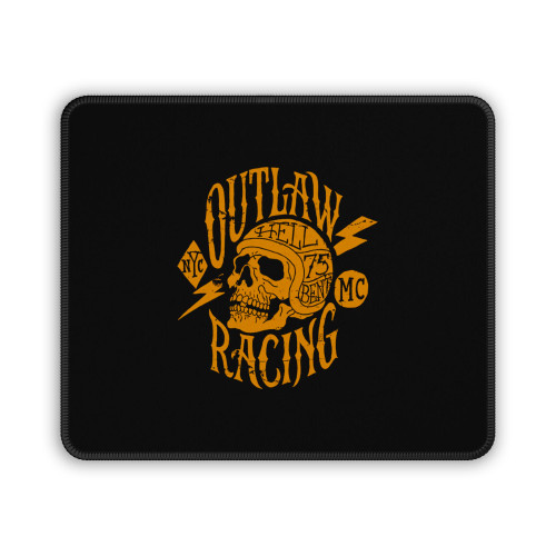 Outlaw Racing Motorcycle Biker Mouse Pad