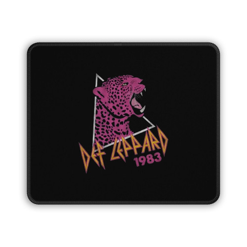 Pink Leopard 1983 Def Leppard Mouse Pad