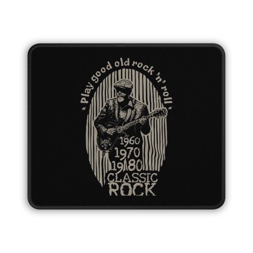 Play Good Old Rock N Roll Guitarist Rock Mouse Pad