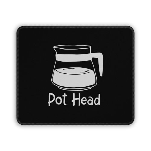 Pot Head Vintage Coffee Cafe Cup Mouse Pad
